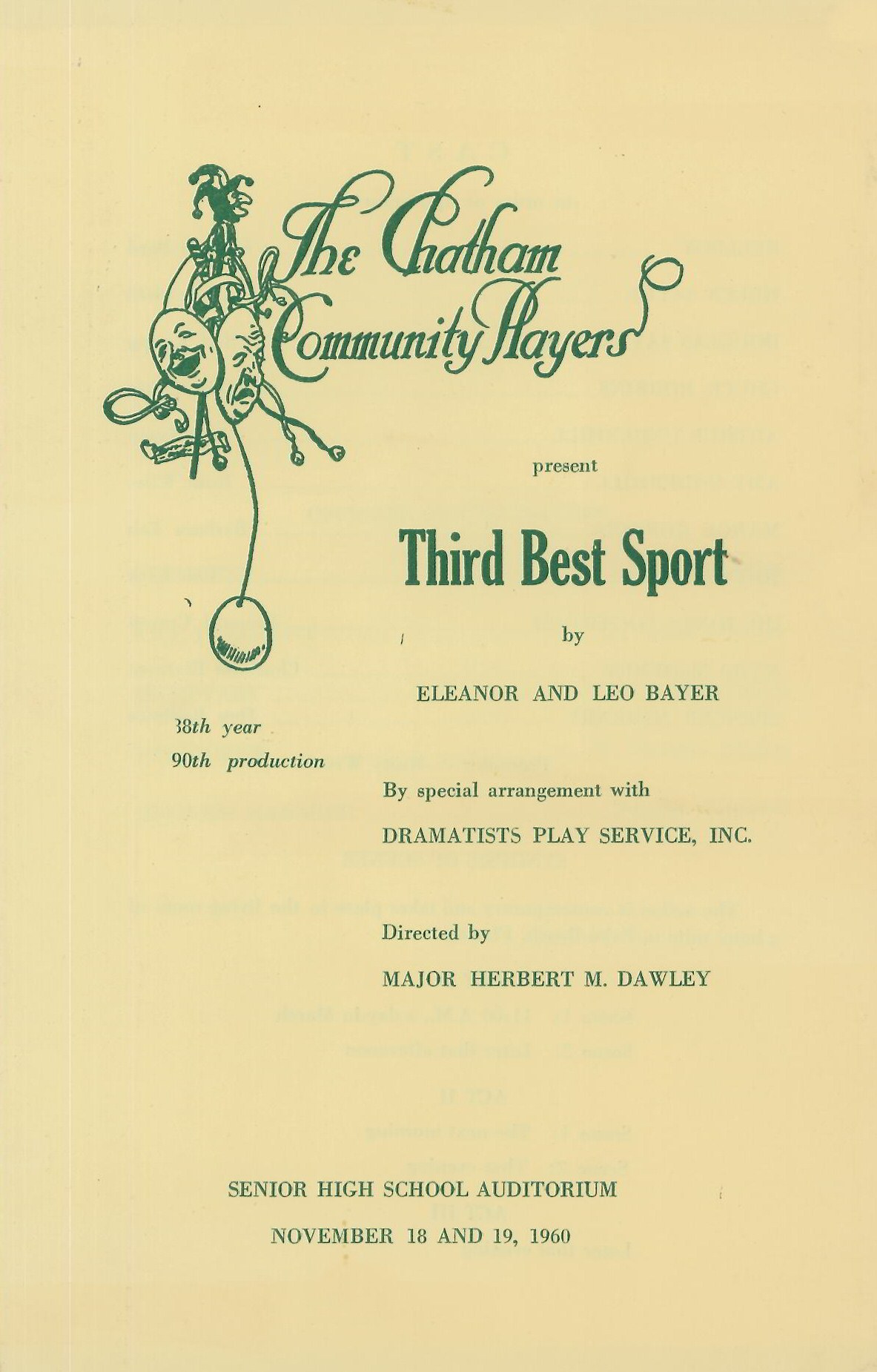Third Best Sport (1960)