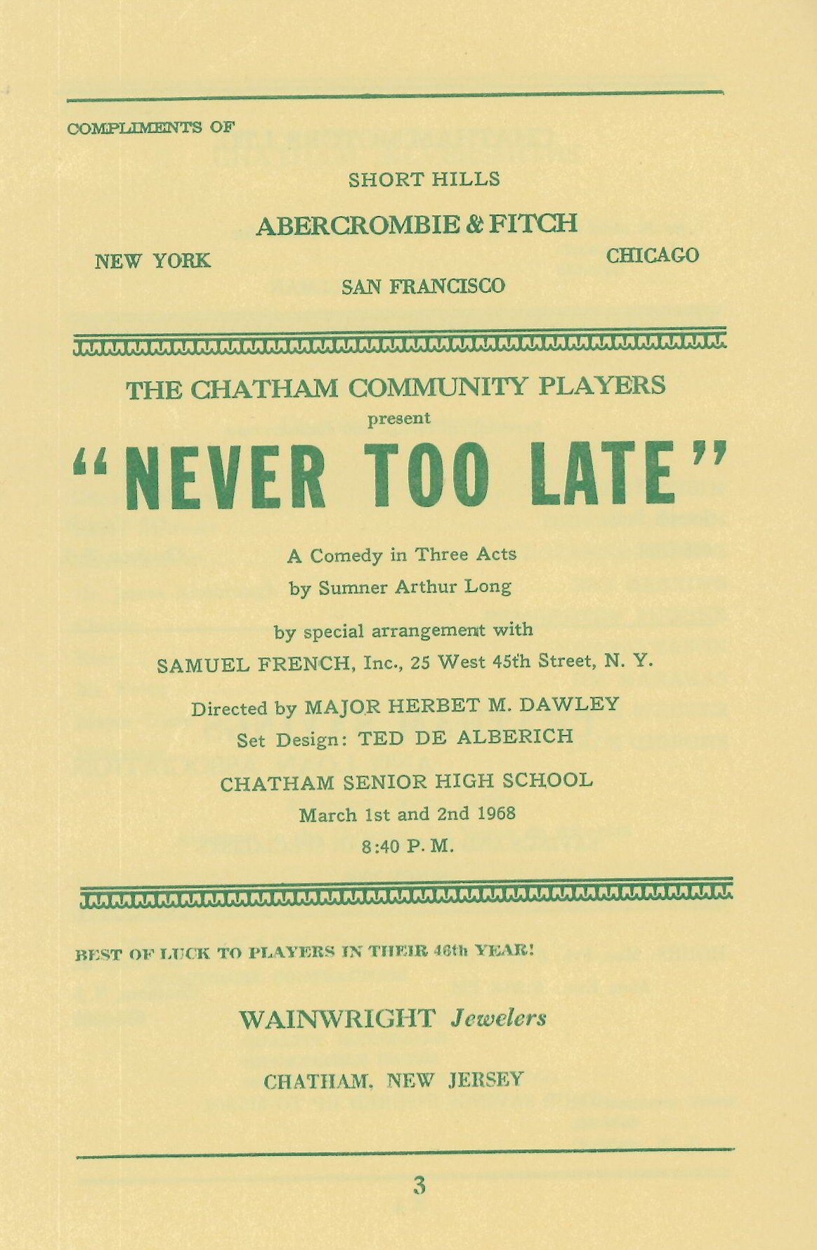 Never Too Late (1967)