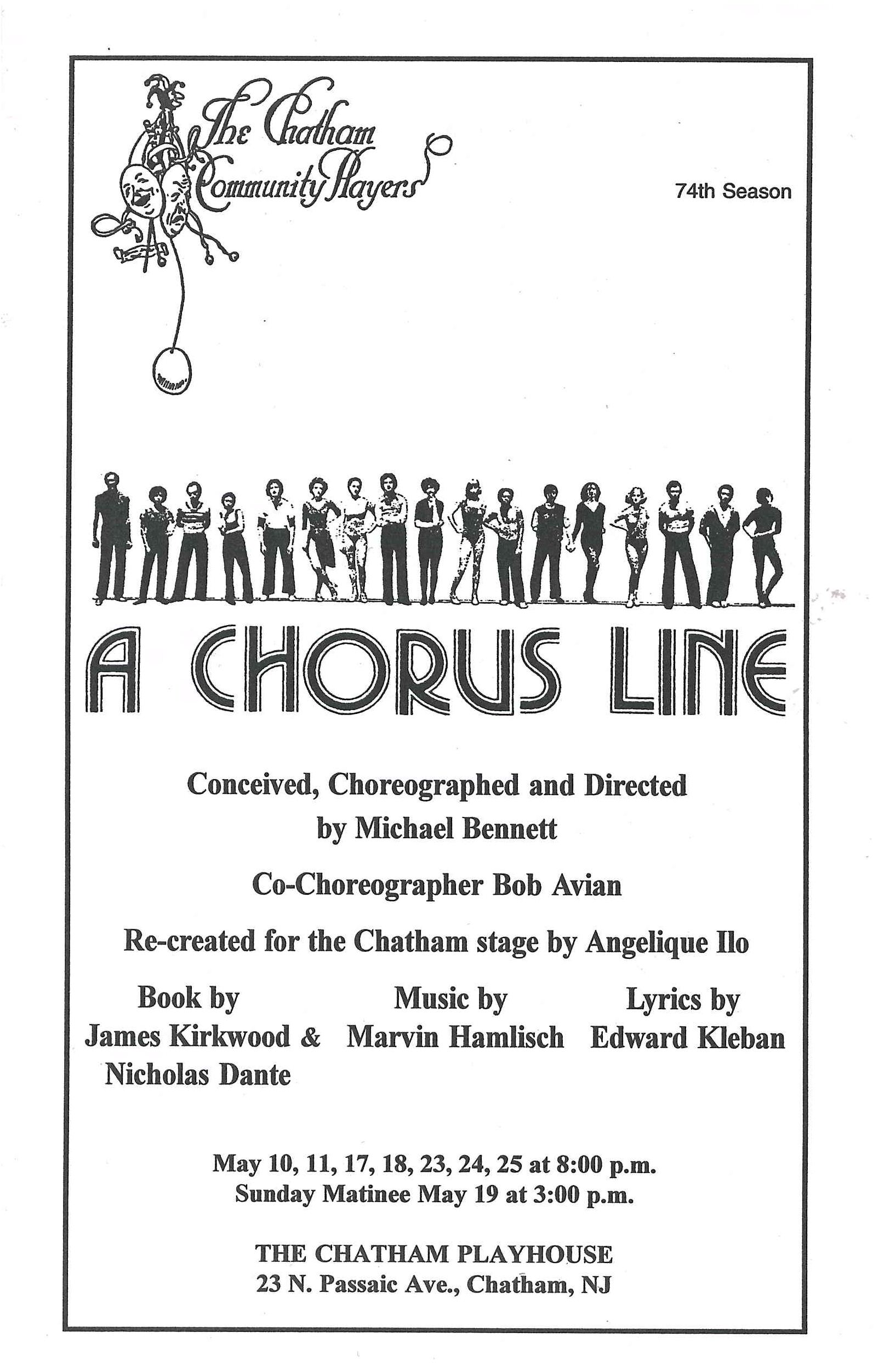 A Chorus Line (1996)