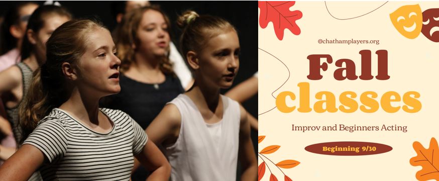 Fall Theatre Classes at The Chatham Playhouse